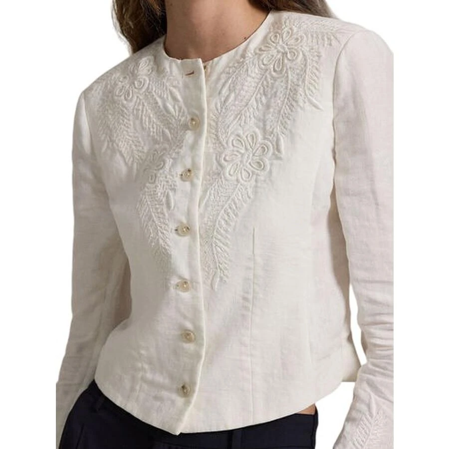 Ralph Lauren Long-Sleeve Linen Jacket 3