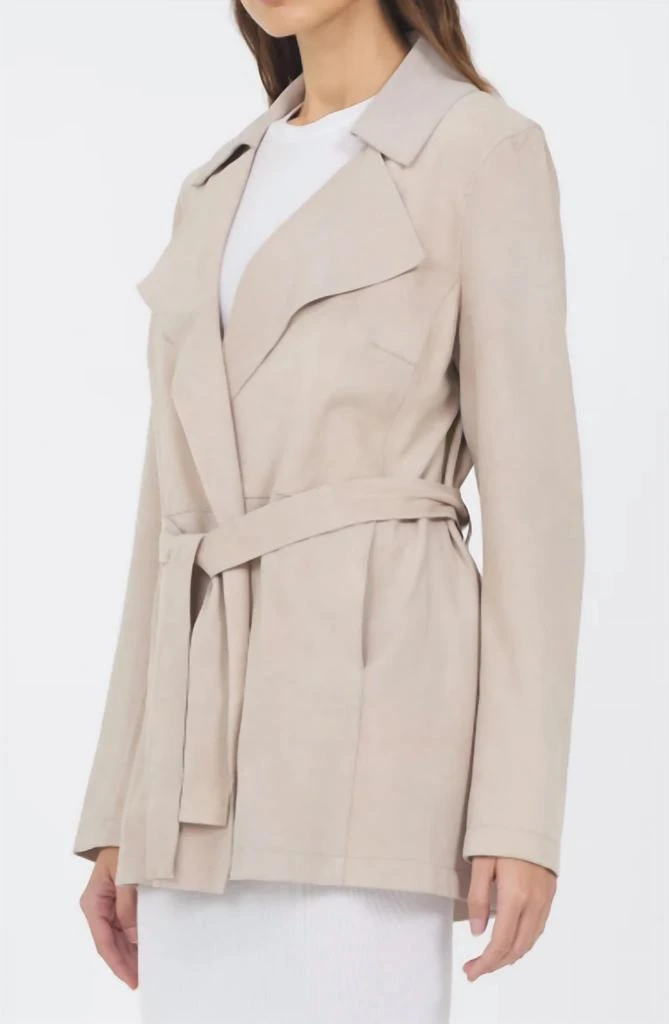 JKT NYC Jkt Nyc - Freya Washed Suede Jacket
