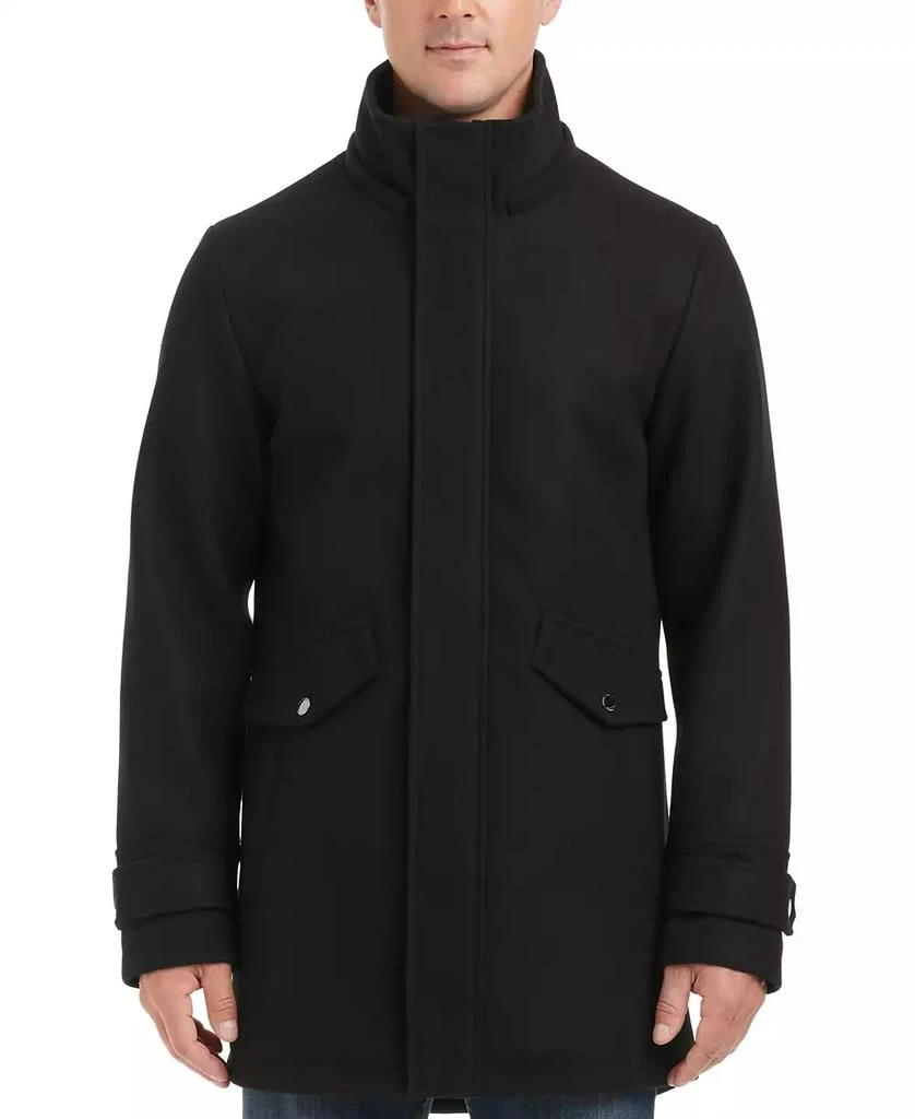 Vince Camuto Men's Hooded Zip and Snap-Front Coat 1