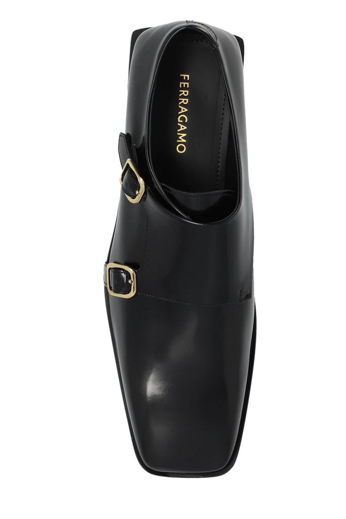 Salvatore Ferragamo Ferragamo Square-Toe Double Buckled