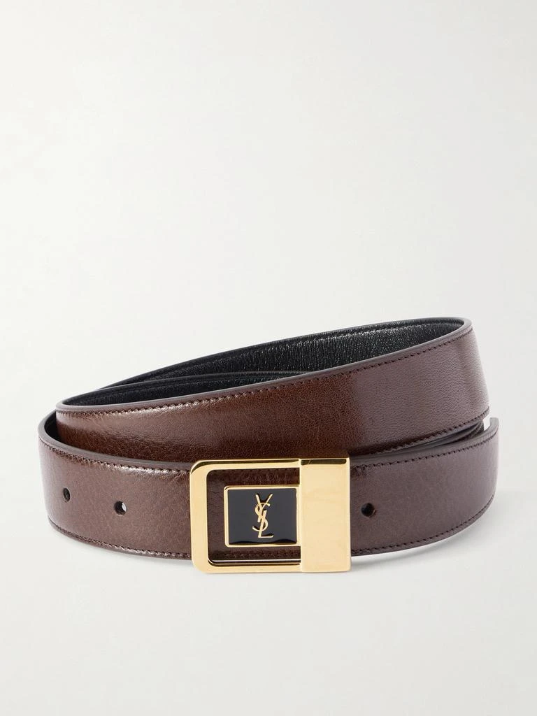 Yves Saint Laurent La 66 Leather Belt