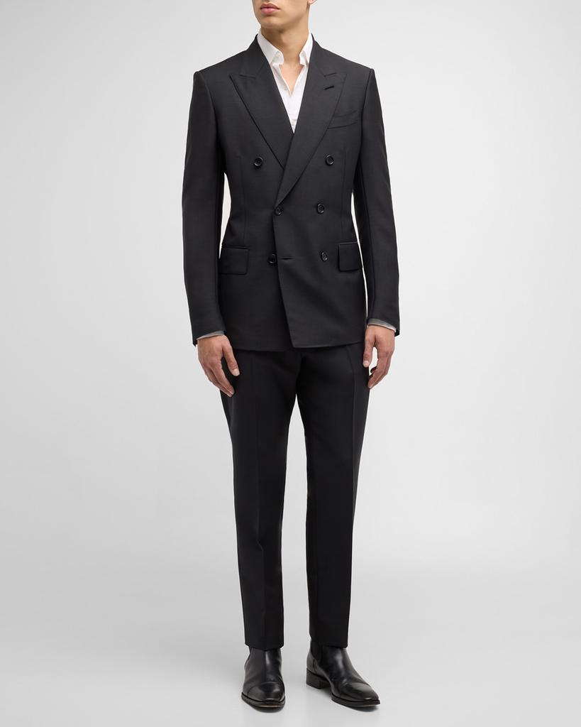 TOM FORD Men's Atticus Double-Breasted Solid Suit
