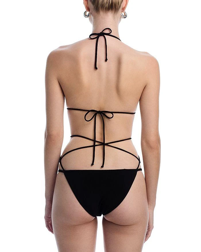 Norma Kamali Criss Cross Bikini Top & Bottom Set 2
