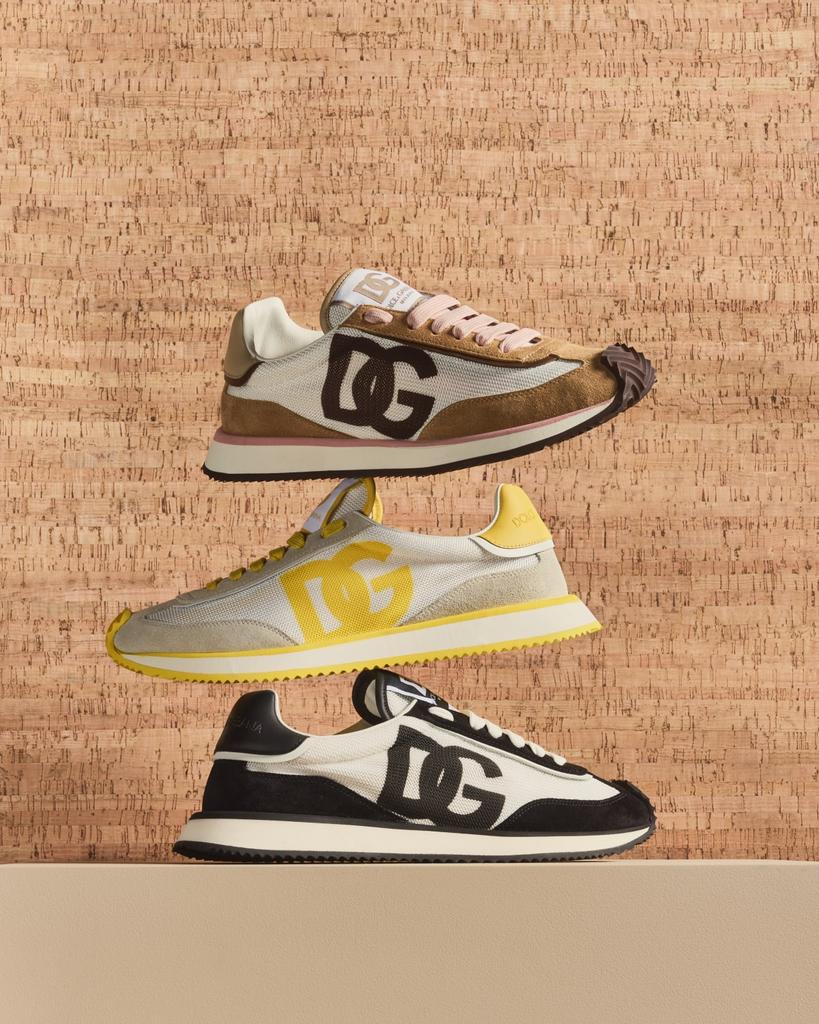 スニーカー DG CUSHION SNEAKERS Mixed-material DG CUSHION sneakers in Multicolor for Men
