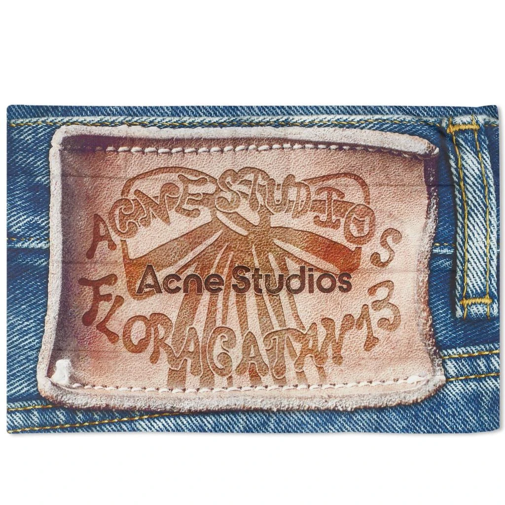 Acne Studios Acne Studios Denim Print Sarong Scarf 1