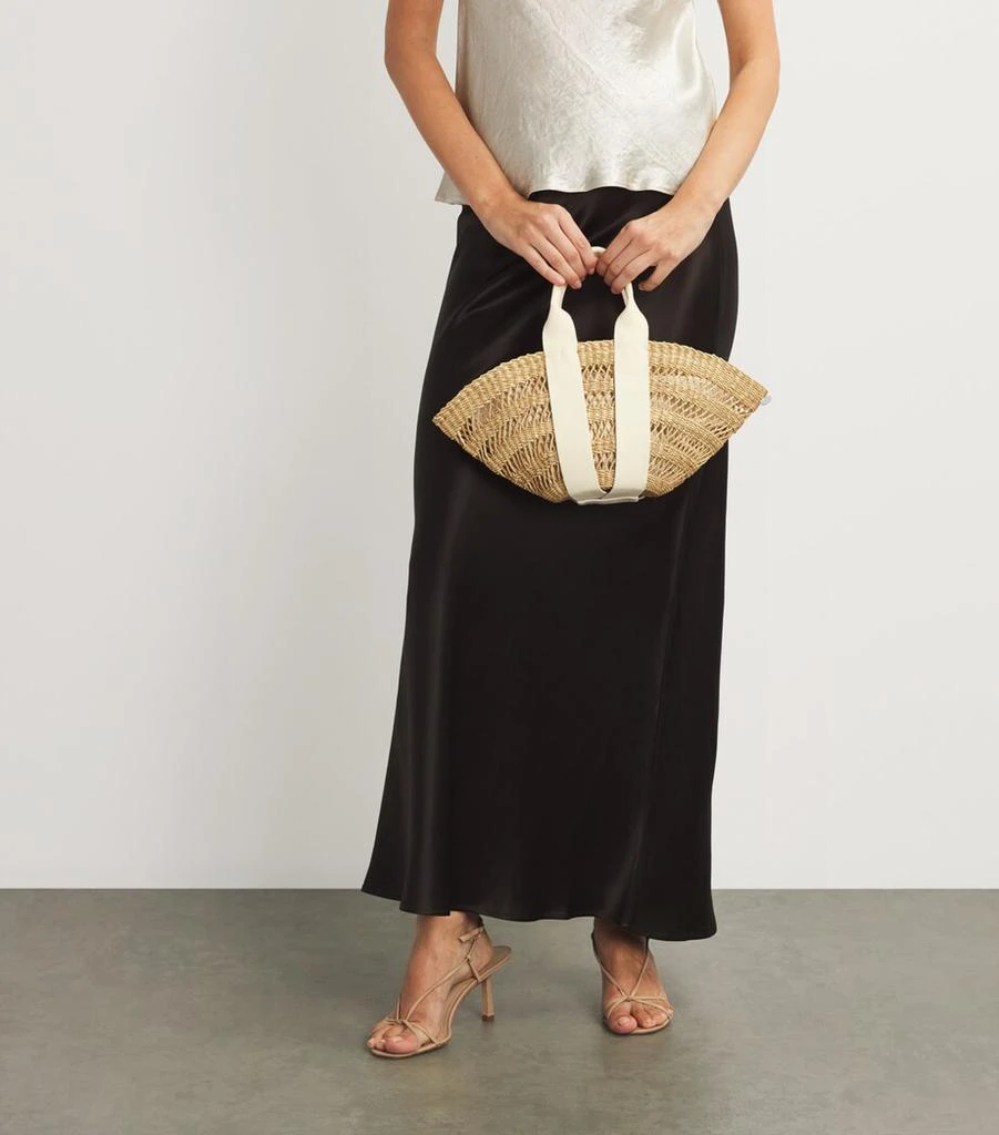 Muun Mini Straw Sophie Top-Handle Bag 5