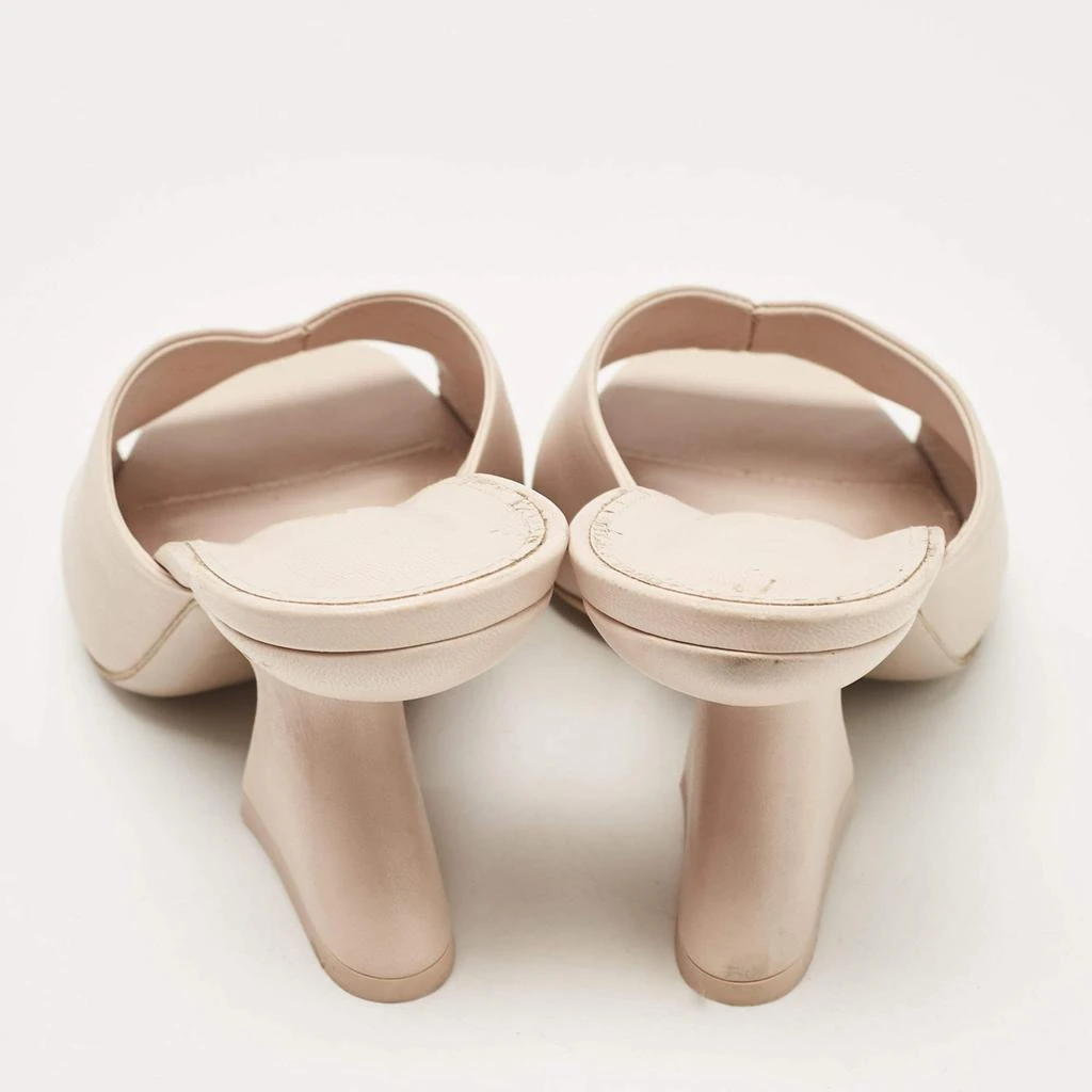 Salvatore Ferragamo Salvatore Ferragamo Light Pink Leather Sansu Slide Sandals Size 38.5 5