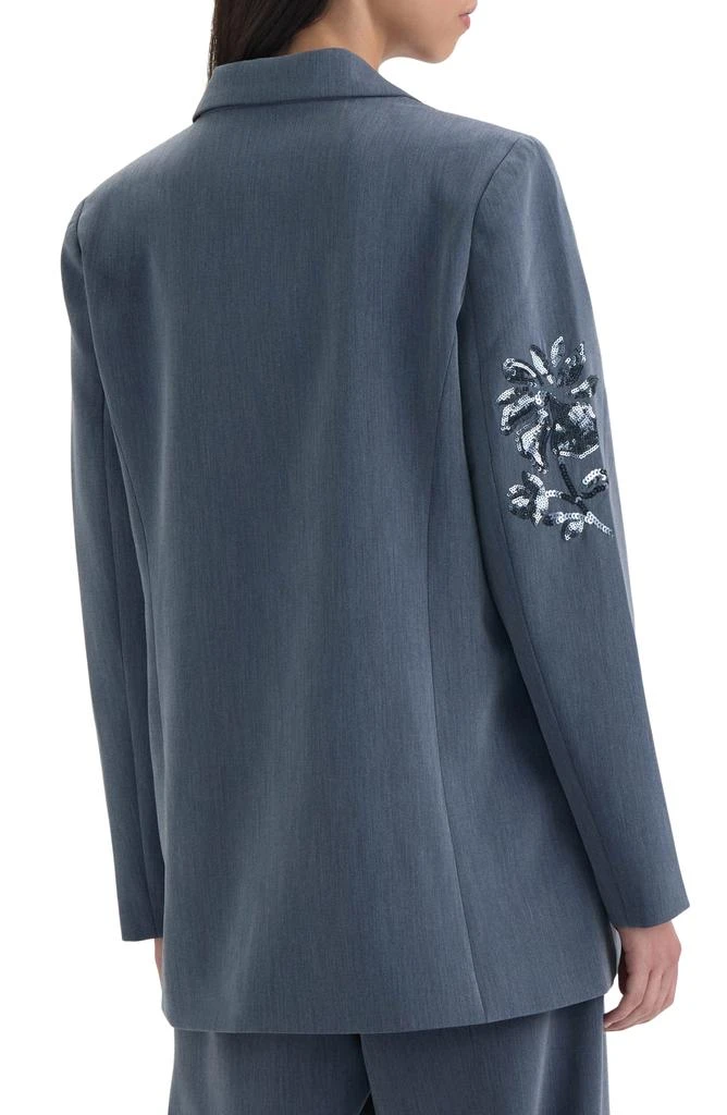 NVLT Sequin Embellished Single Button Blazer 2