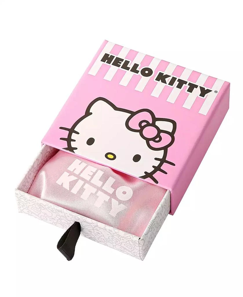 Hello Kitty Sanrio Enamel and Pink Cyrstal Car 3D Pendant, 16+ 2'' Chain 3