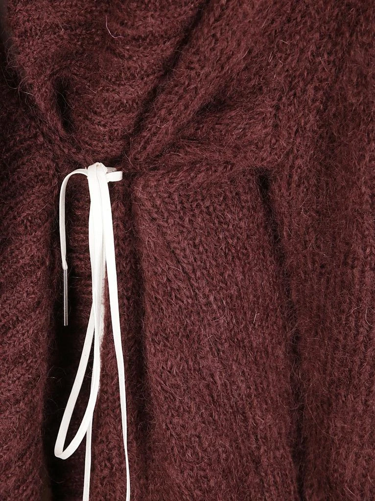 Dries Van Noten Oversized Mohair Wool Cardigan With Wide Collar And Side Ties 3