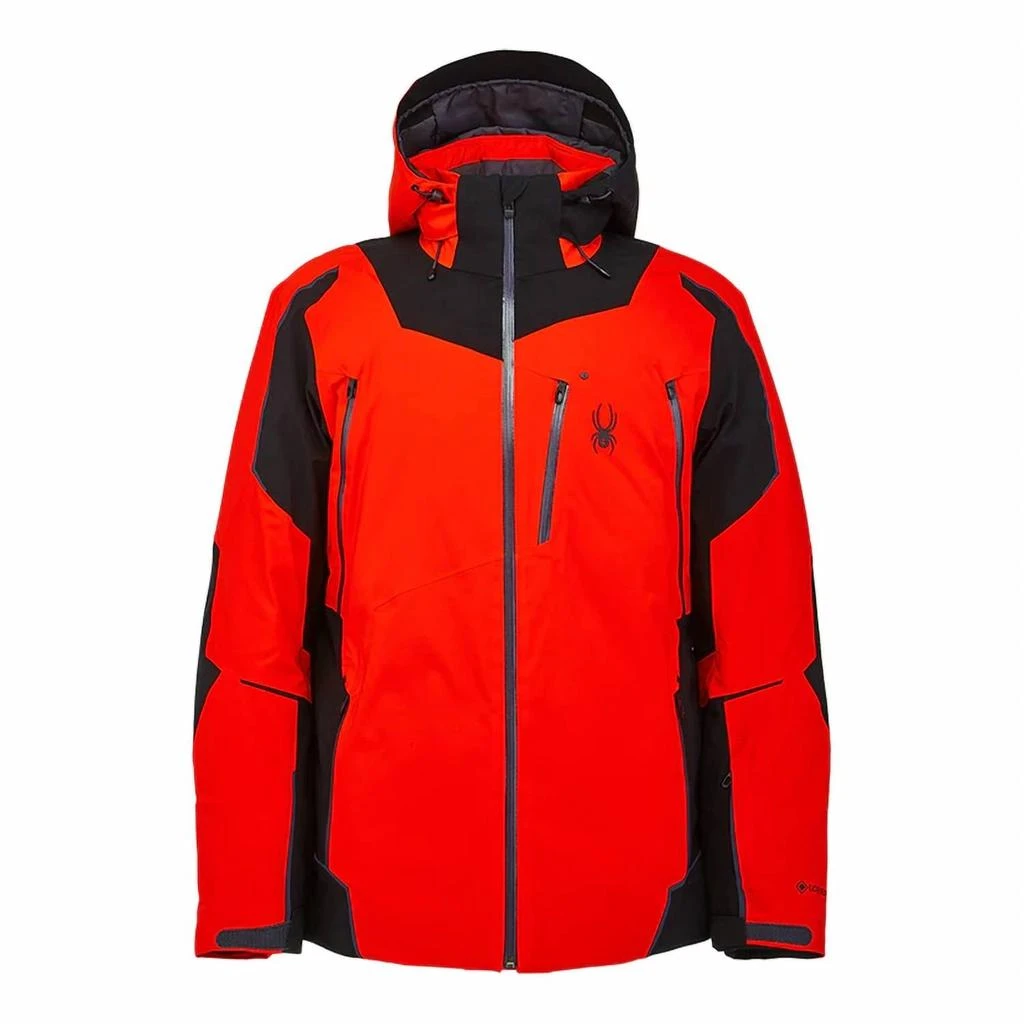 Spyder Men's Leader Jacket In Volcano Black 1