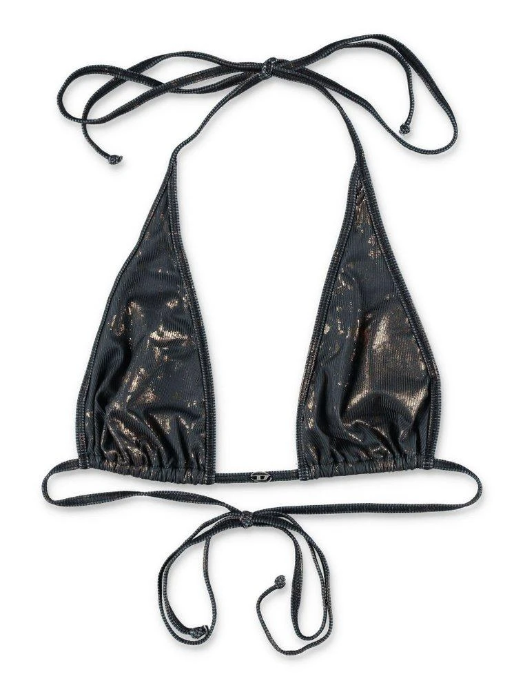 Diesel Diesel Corinne-Utlt Metallic Triangle Bikini Top
