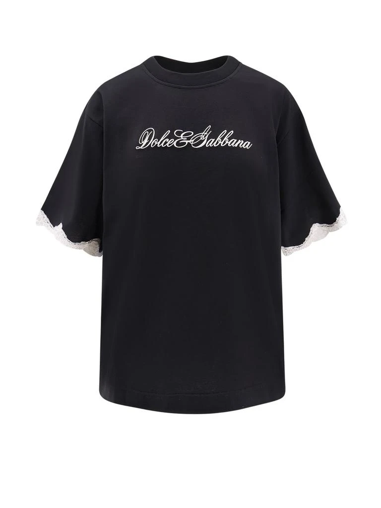 Dolce
Gabbana Dolce
Gabbana Logo Embroidered Crewneck T-Shirt from Cettire