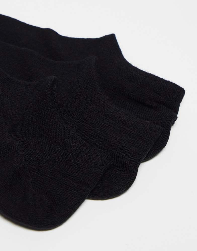 Weekday Weekday 3-pack trainer socks- black