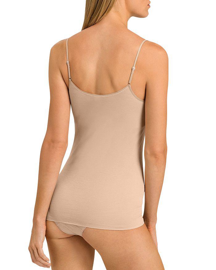 Hanro Cotton Seamless Padded Spaghetti Strap Cami