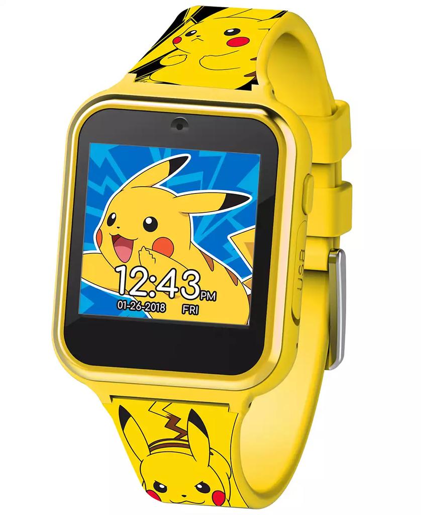 Accutime Children's Yellow Silicone Smart Watch 38mm
