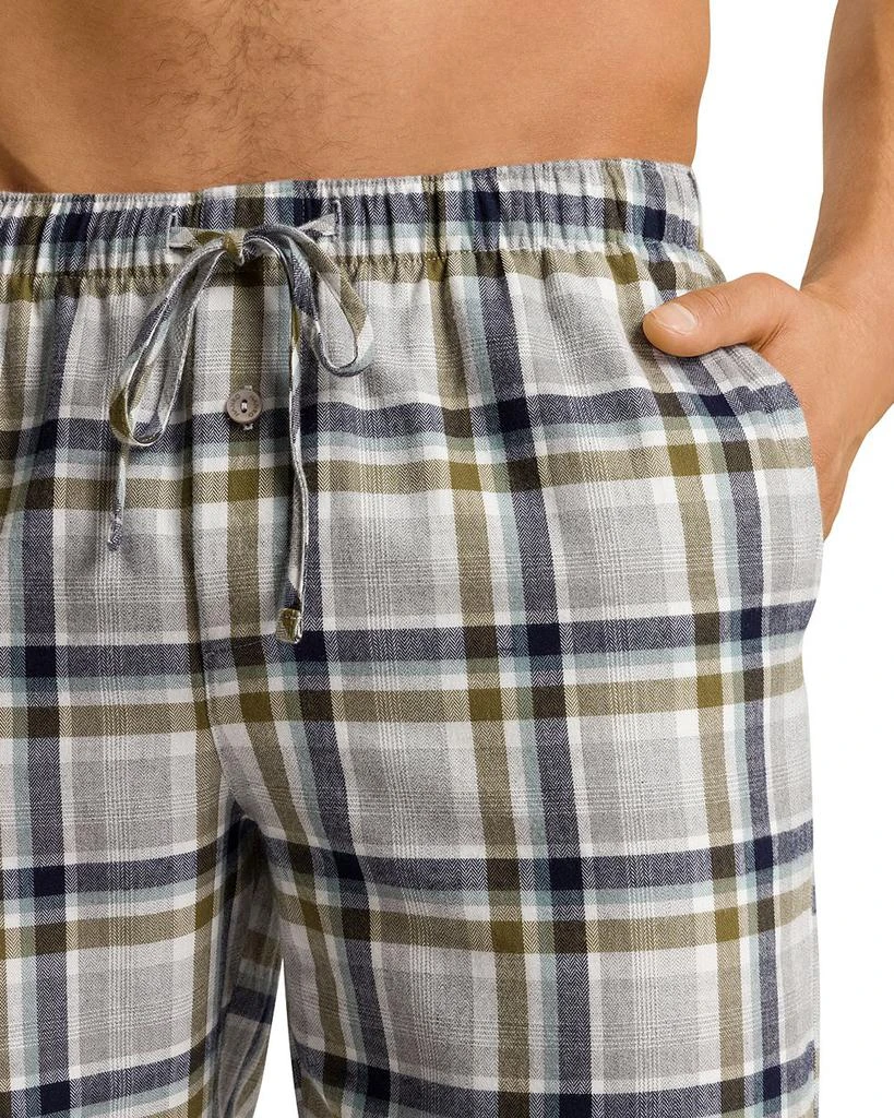 Hanro Cozy Comfort Check Print Pajama Pants 4