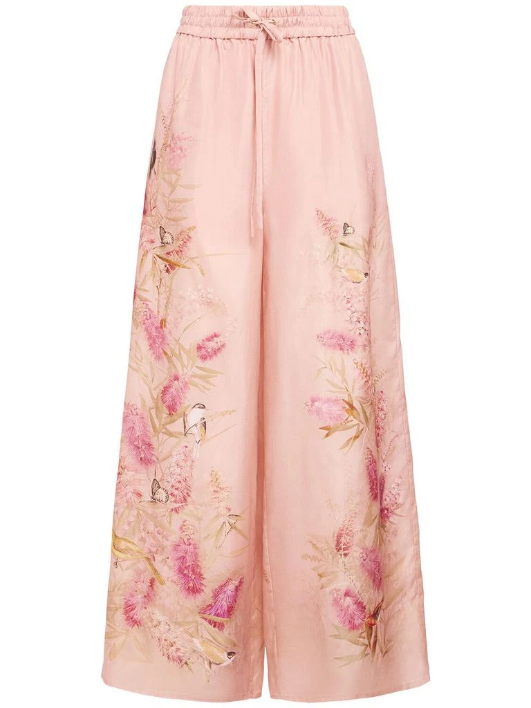 Zimmermann Cascadian Silk Wide Leg Pants 1