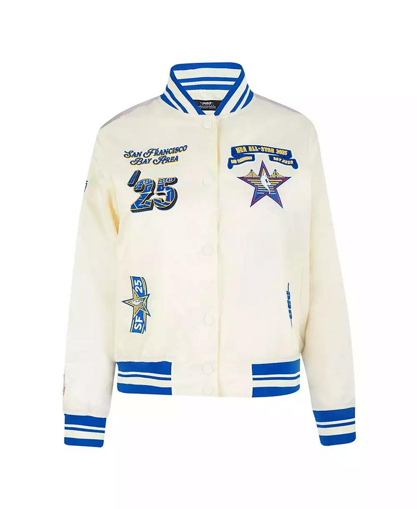 Pro Standard Women's Cream 2025 NBA All-Star Game Satin Jacket