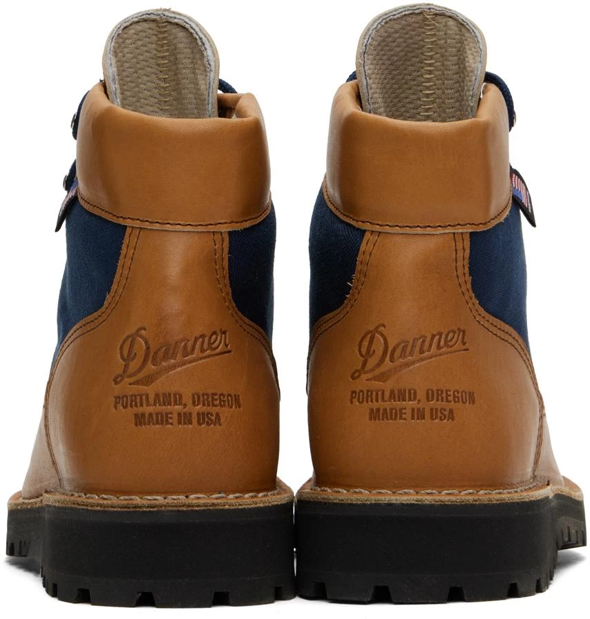 Danner Tan & Navy Danner Light Boots 2