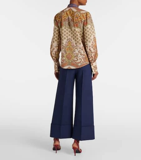 Valentino Voyage Imaginaire ruffled cotton shirt 3
