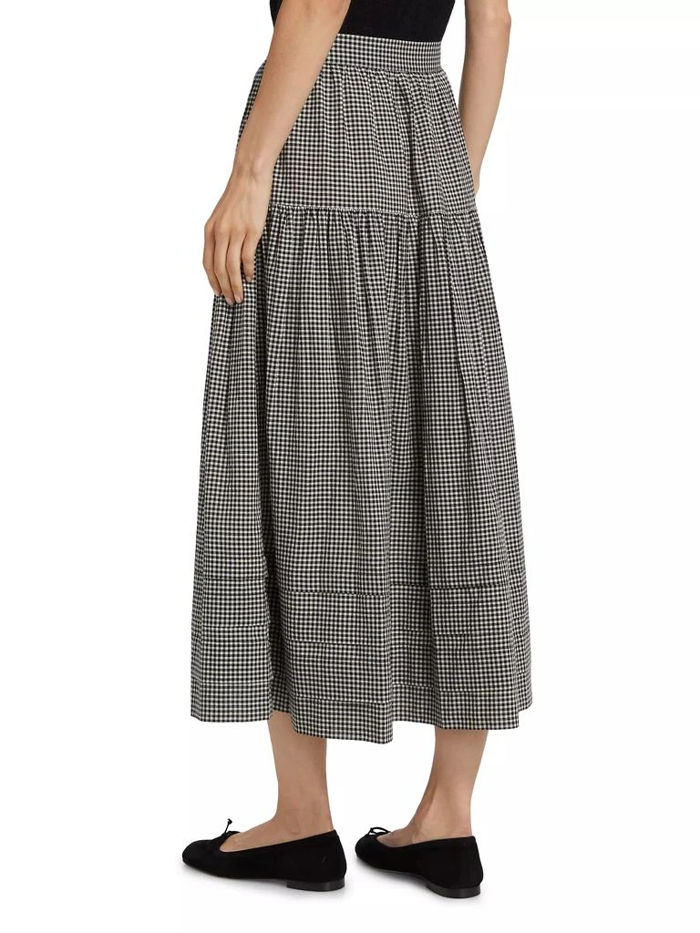 DÔEN Sebastiane Gingham Maxi Skirt 5