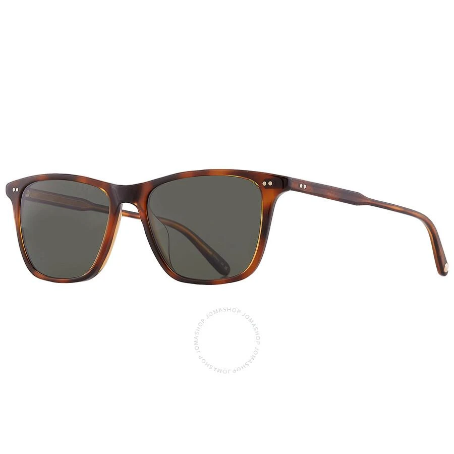 GARRETT LEIGHT HAYES SUN Pure G15 Polarized Square Sunglasses 2141 SPBRNSH/PG15 PLR 52 3