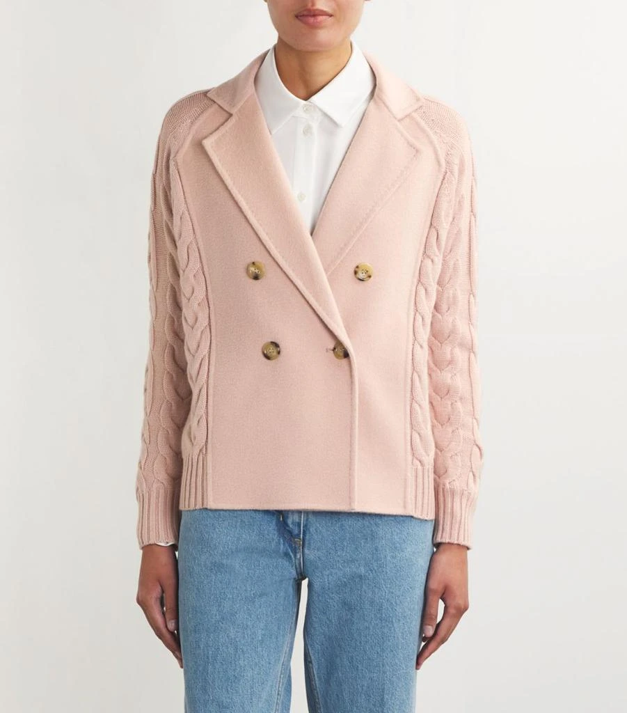 Max Mara Wool-Cashmere Blazer Cardigan 3