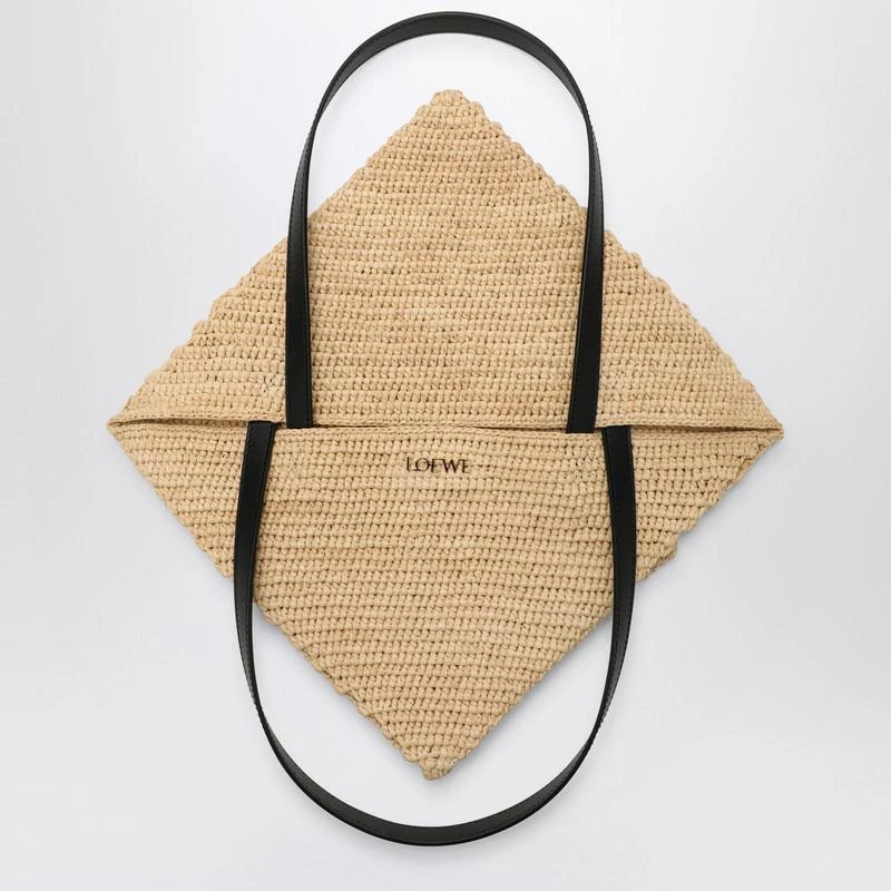 Loewe Natural Raffia Puzzle Fold Tote Bag 7