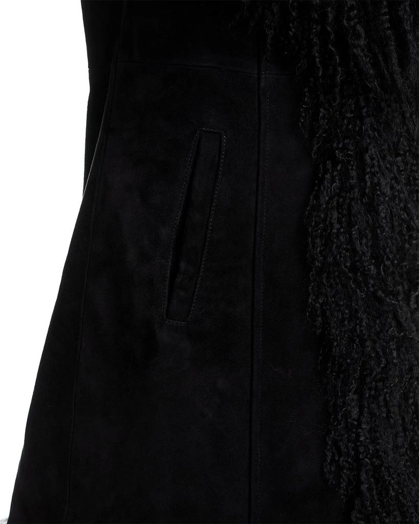 Susanna Chow Dorothy Shearling Midi Coat 6