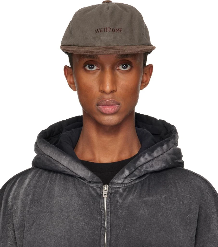 We11done Grey Logo embroidered Cap Grey Uni size Shop Gray Embroidered Cap on Sale at BeyondStyle – Get 49  main image 3
