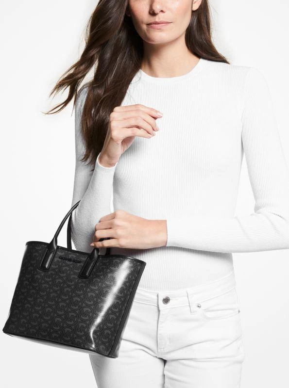 Michael Kors Jodie Small Logo Jacquard Tote Bag 3
