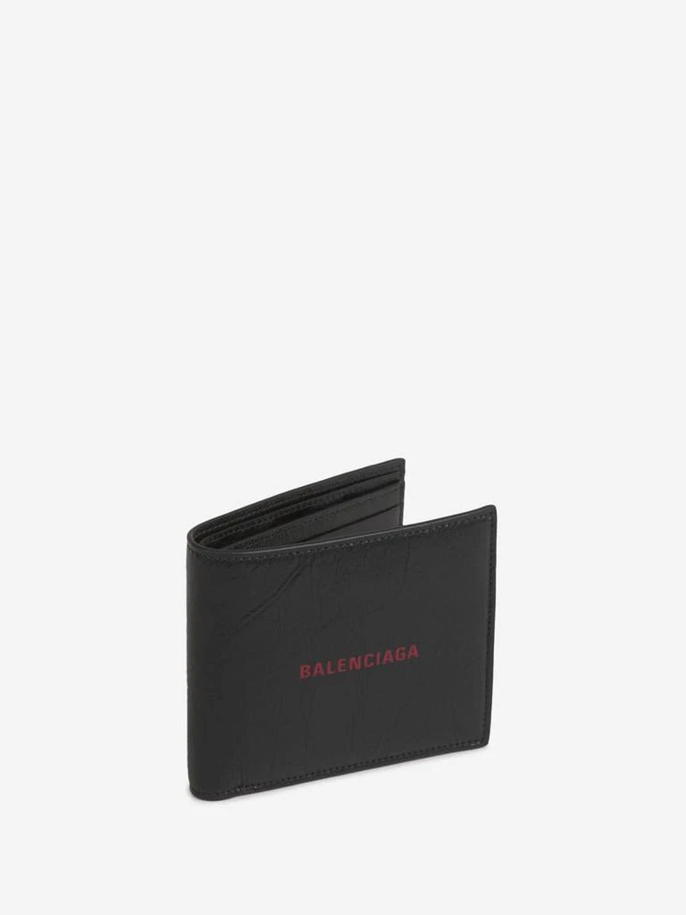 Balenciaga Balenciaga Leather Logo Wallet 2