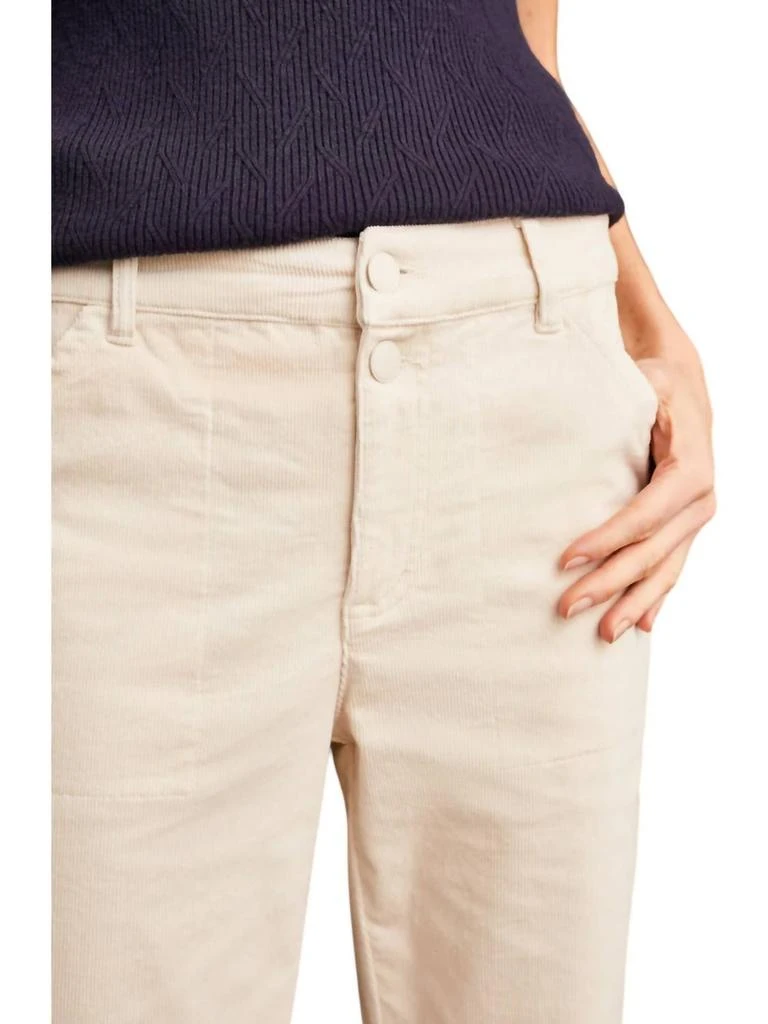 Tribal Corduroy Straight Leg Pants In Moonstone 3