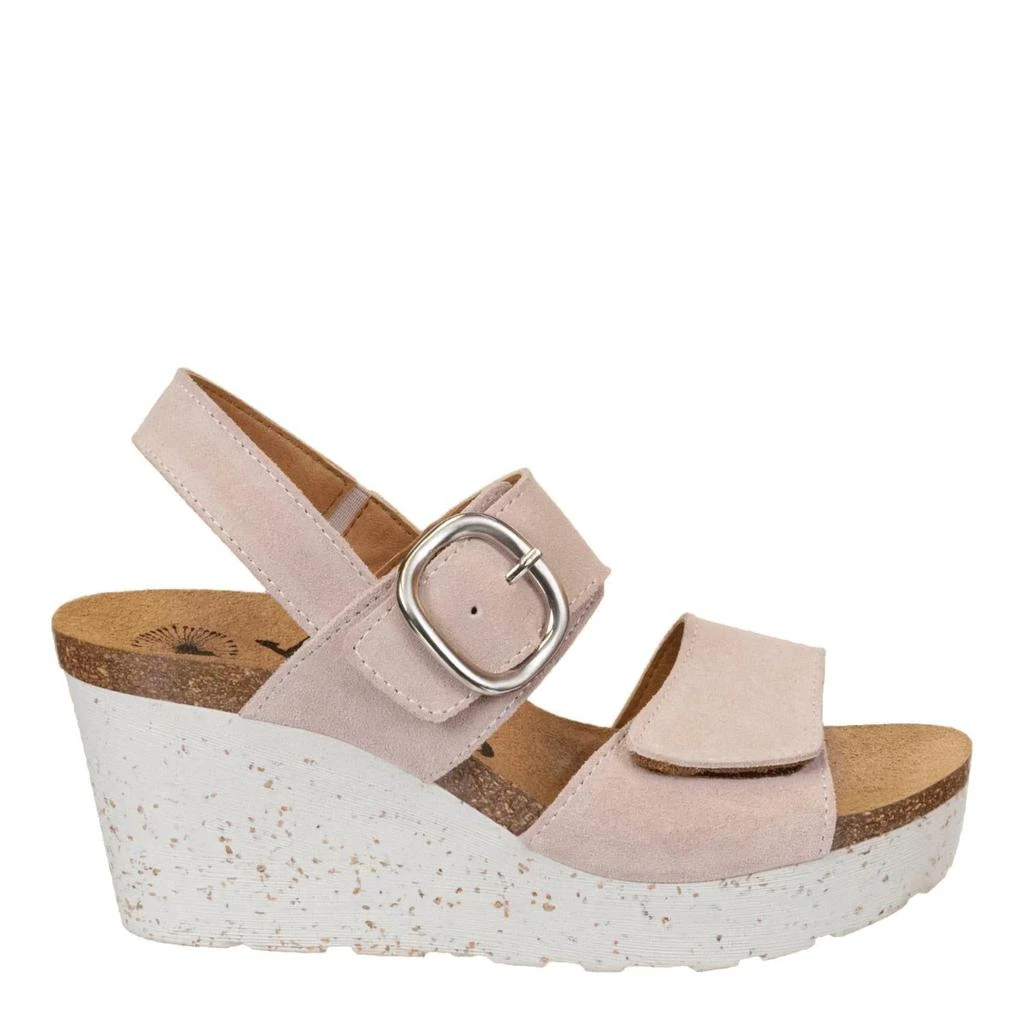 OTBT Peasant Wedge Sandal In Rosette 3