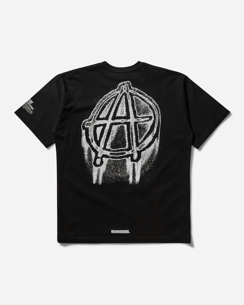 NEIGHBORHOOD Men's Anarchic Adjustment SS-2 T-Shirt Black 2