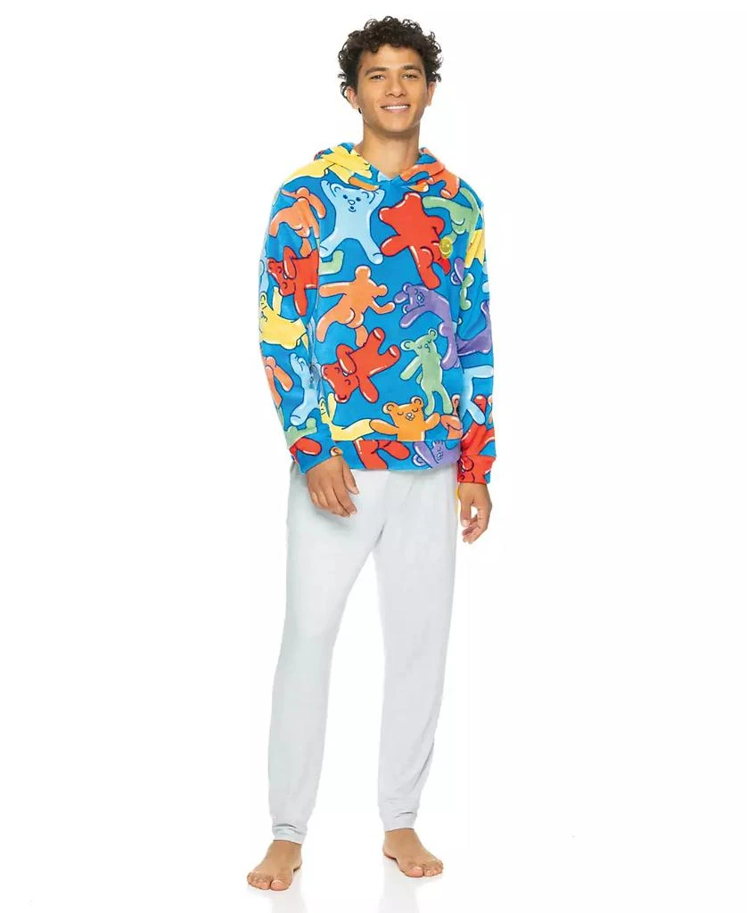 Joe Boxer Men's Long Sleeve Crew Neck Fleece Hoodie 1