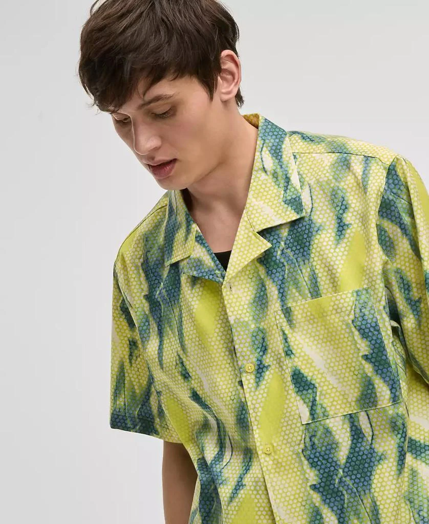 Mode of One Men's Aura Relaxed-Fit Printed Button-Down Camp Shirt, Exclusively at Macy's 2