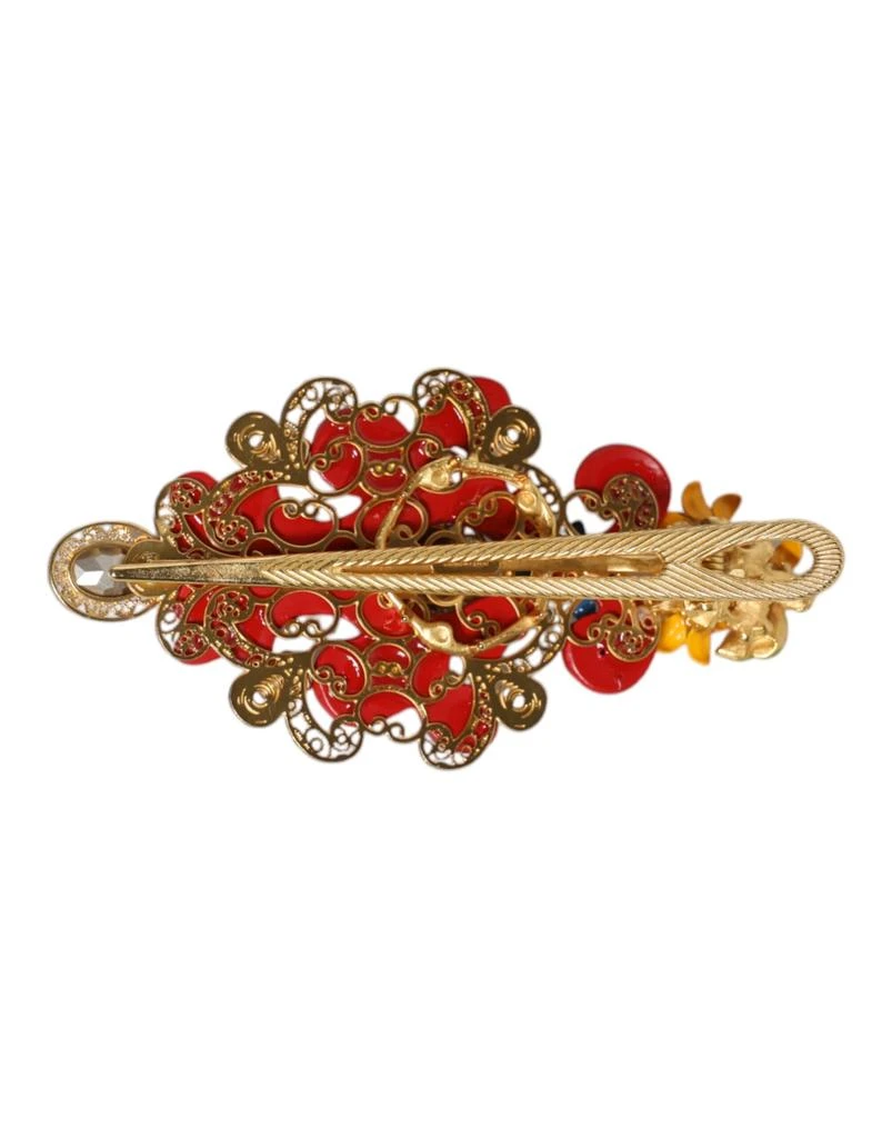 Dolce 
Gabbana Spring CARRETTO gold Brass Crystal Hair Women
s Clip 2