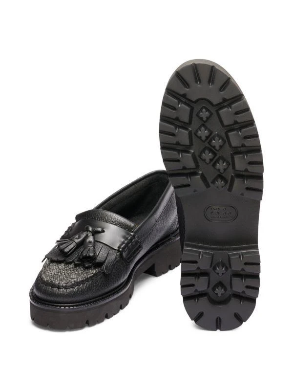 G.H. Bass Esther Kiltie Harris Leather Tassel Loafers 6