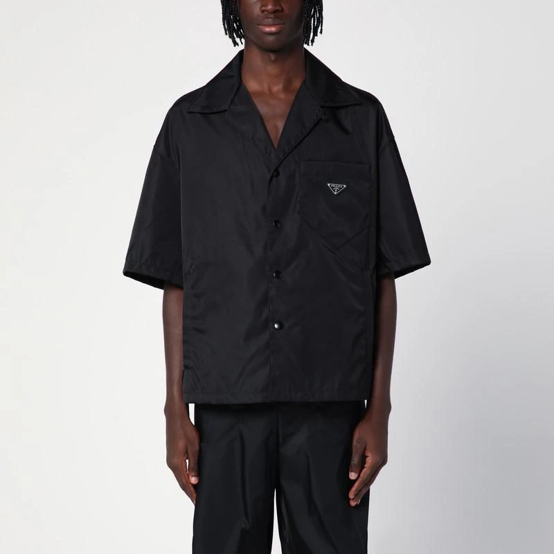 Prada Black Re-Nylon shirt 1