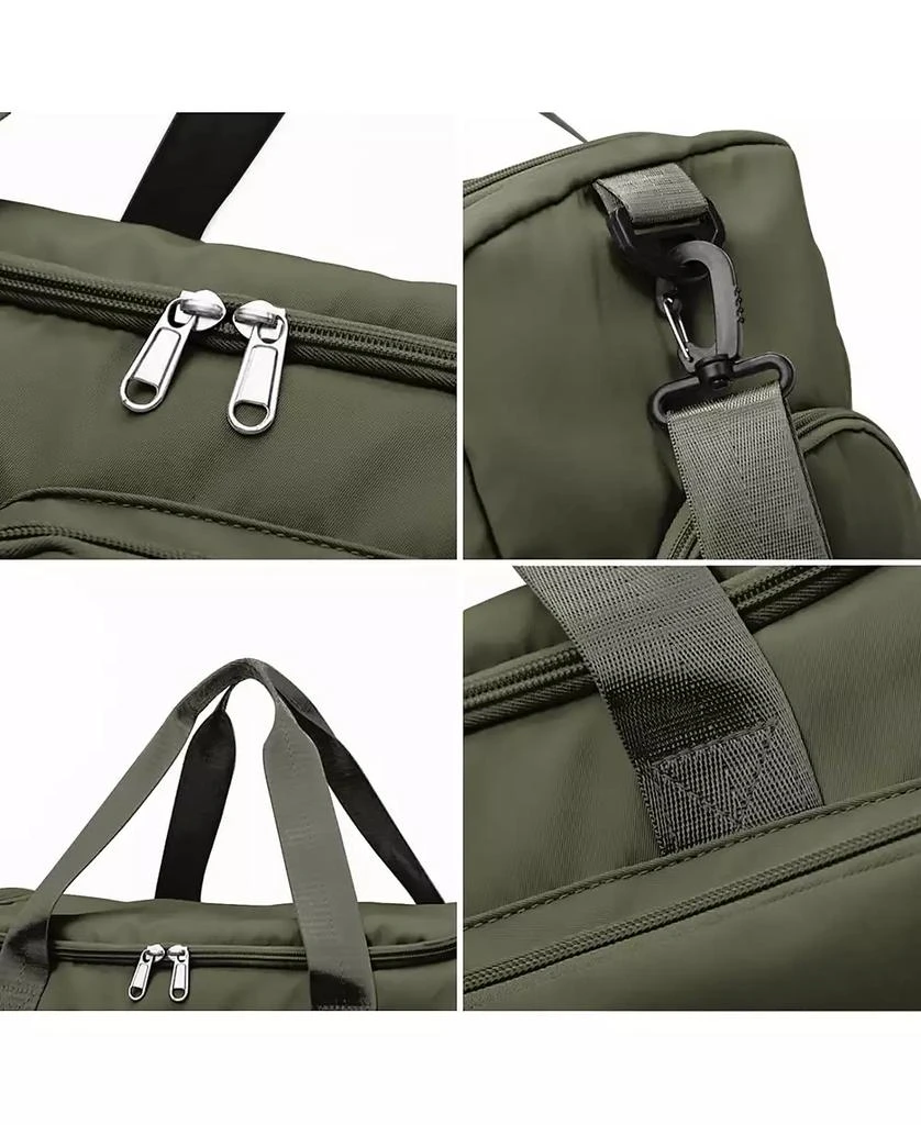 Urtala Travel Duffel Bag with Shoes Compartment Sports Gym Bag with Dry Wet Separated Pocket for Men and Women Overnight Bag Weekender Bag Training Handbag 5