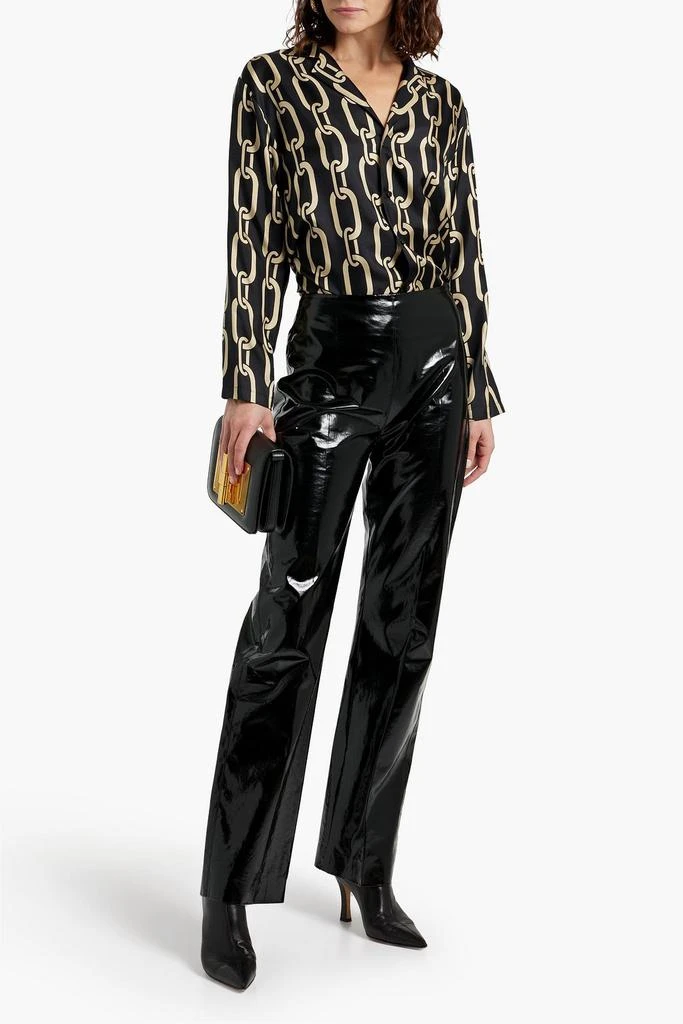 Nili Lotan Juste printed silk-twill shirt 2