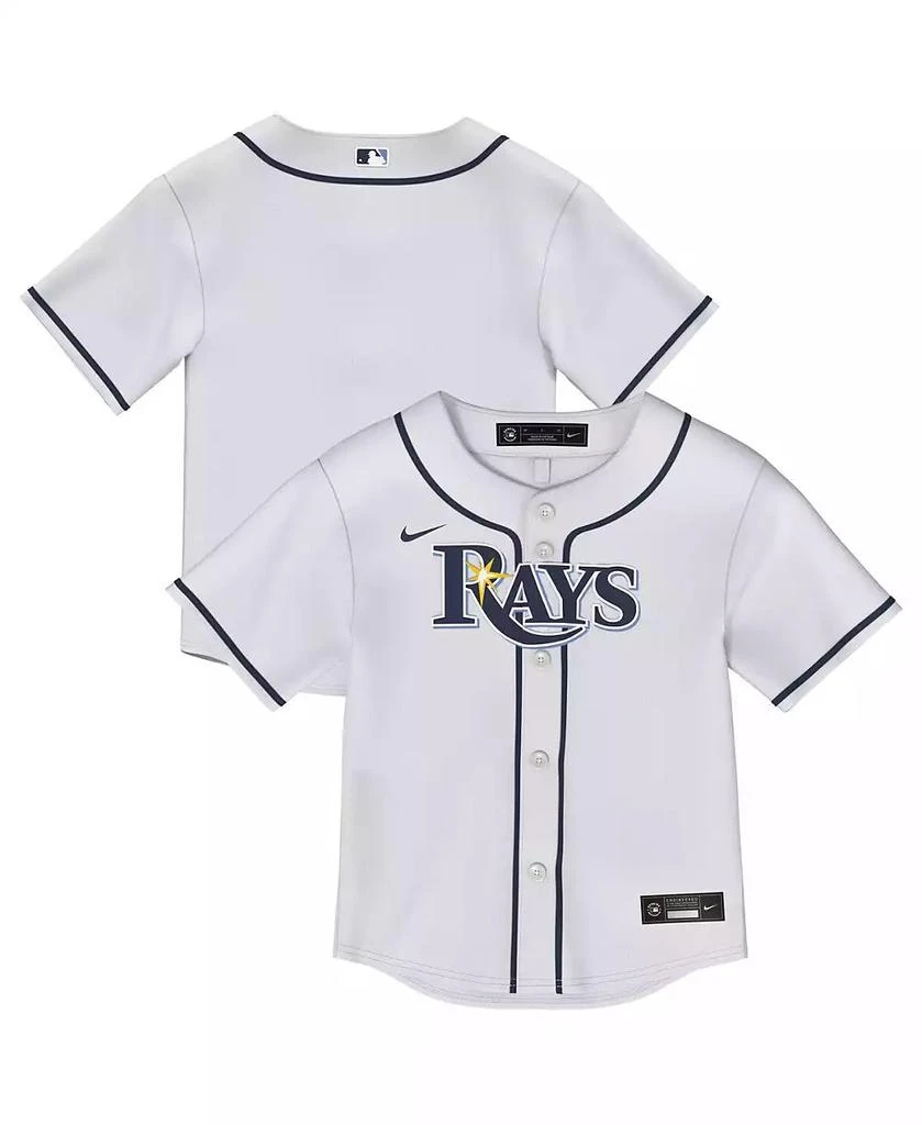 Outerstuff Baby Boys and Girls White Tampa Bay Rays Home Replica Jersey 1