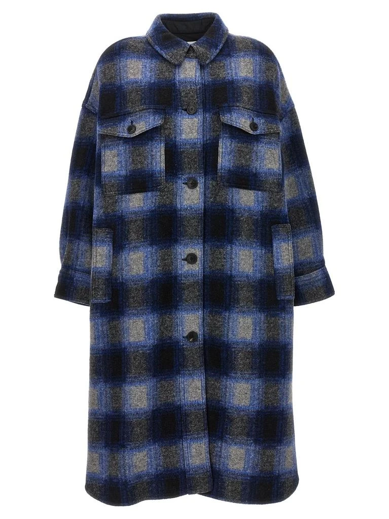 Isabel Marant Étoile Isabel Marant Étoile Fontizi Checked Button-Up Coat 1
