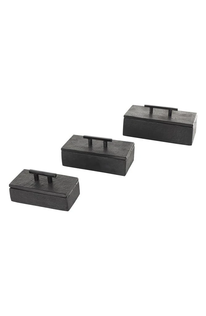 UMA Contemporary Set of 2 Decorative Marble Boxes 3