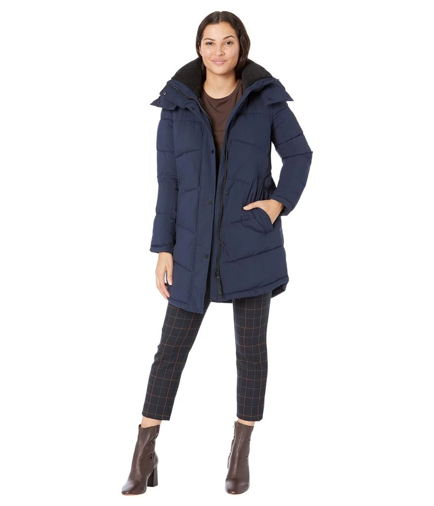 Calvin Klein A-Line Stretch Puffer 1