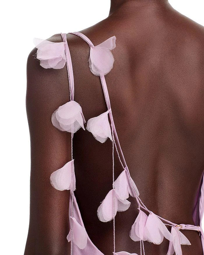 Cult Gaia Nymeria 3D Floral Open Back Gown 2