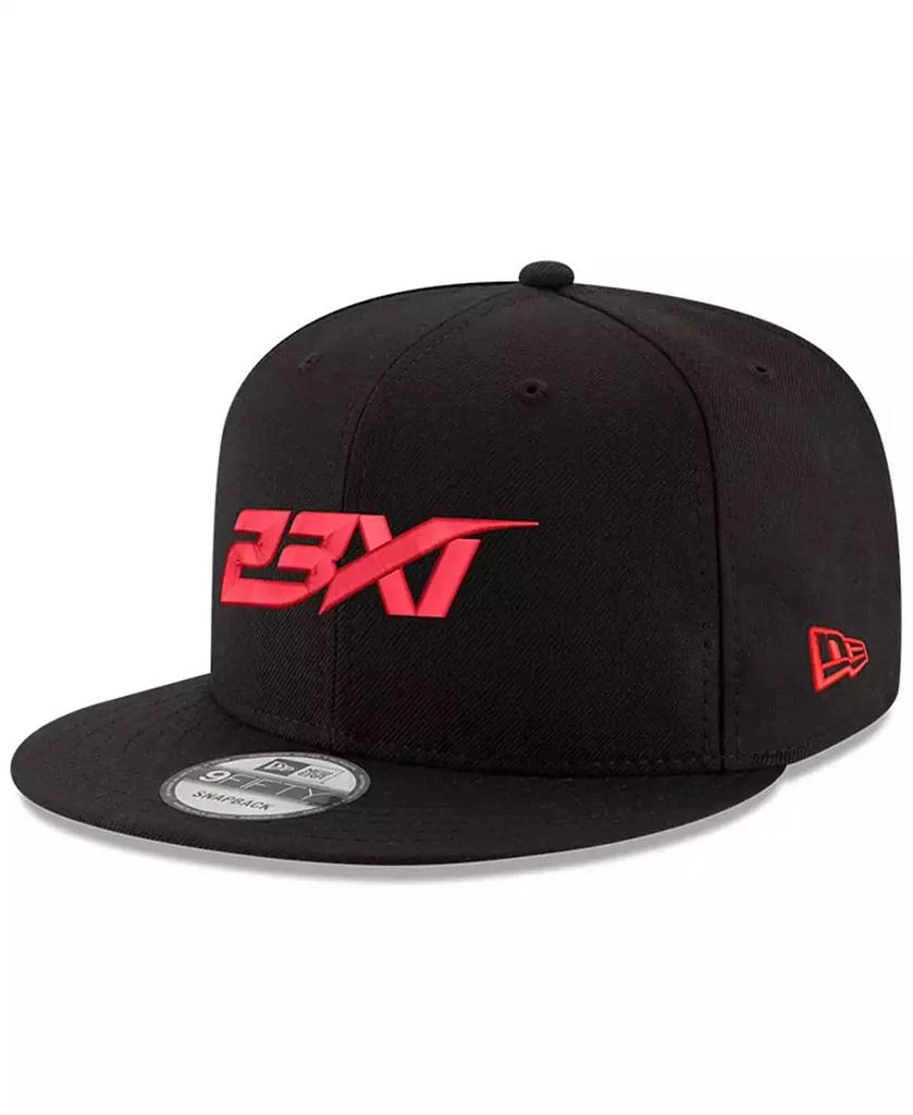 New Era Men's Black 23XI Racing New Logo 9FIFTY Snapback Hat 1
