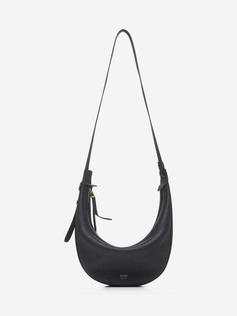 KHAITE Black Small Augustina crossbody bag 1